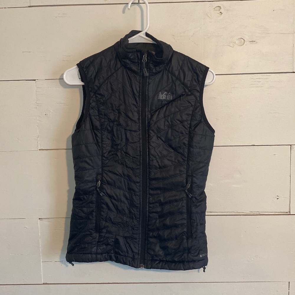 REI Women’s Sleeveless Black Puffer Size XS